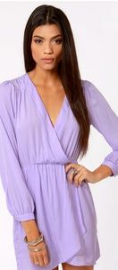 Lulu' s That's A Wrap Long Sleeve Dress